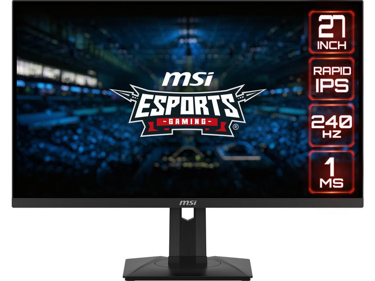 MSI 27.0 240 Hz Rapid IPS QHD Gaming Monitor G-Sync Compatible 2560 x 1440 (2K) G274QPX