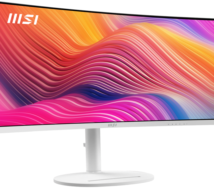 MSI 34" 120 Hz VA UWQHD Monitor 1ms (MPRT) / 4ms (GTG) Adaptive-Sync 3440 x 1440 Adobe RGB / DCI-P3 / sRGB: 92% / 95% / 119% Curved Modern MD342CQPW