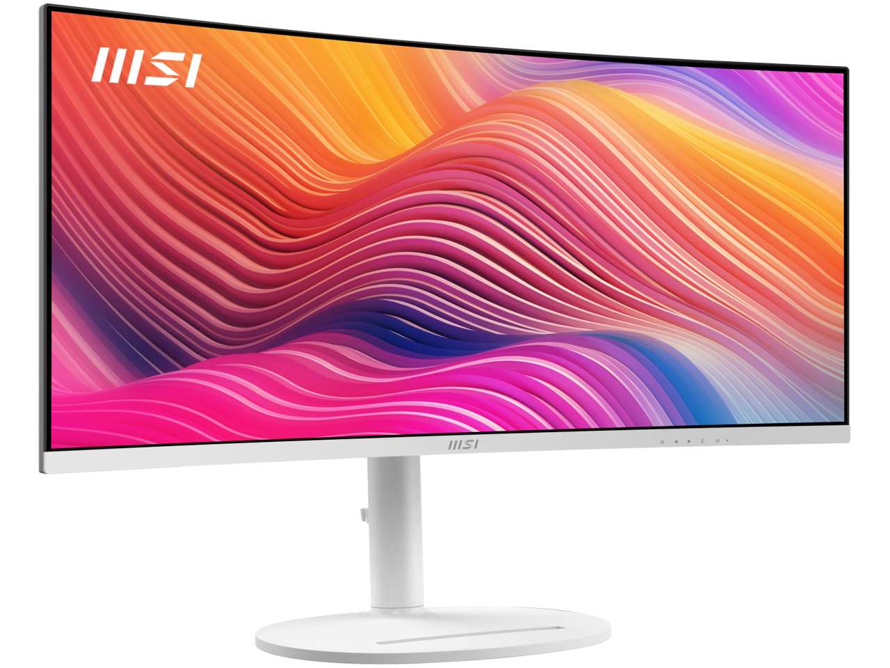 MSI 34" 120 Hz VA UWQHD Monitor 1ms (MPRT) / 4ms (GTG) Adaptive-Sync 3440 x 1440 Adobe RGB / DCI-P3 / sRGB: 92% / 95% / 119% Curved Modern MD342CQPW