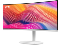 MSI 34" 120 Hz VA UWQHD Monitor 1ms (MPRT) / 4ms (GTG) Adaptive-Sync 3440 x 1440 Adobe RGB / DCI-P3 / sRGB: 92% / 95% / 119% Curved Modern MD342CQPW