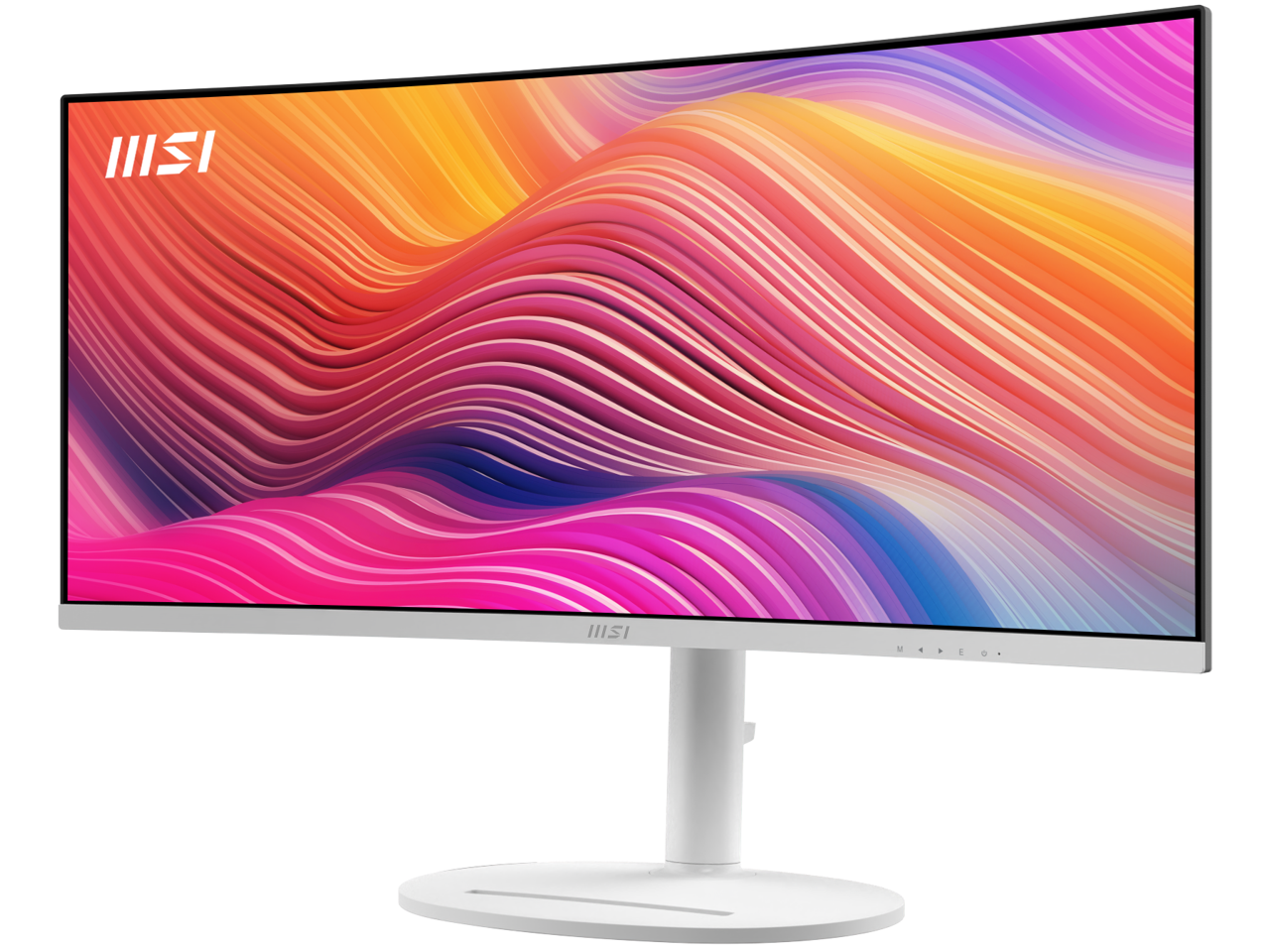 MSI 34" 120 Hz VA UWQHD Monitor 1ms (MPRT) / 4ms (GTG) Adaptive-Sync 3440 x 1440 Adobe RGB / DCI-P3 / sRGB: 92% / 95% / 119% Curved Modern MD342CQPW