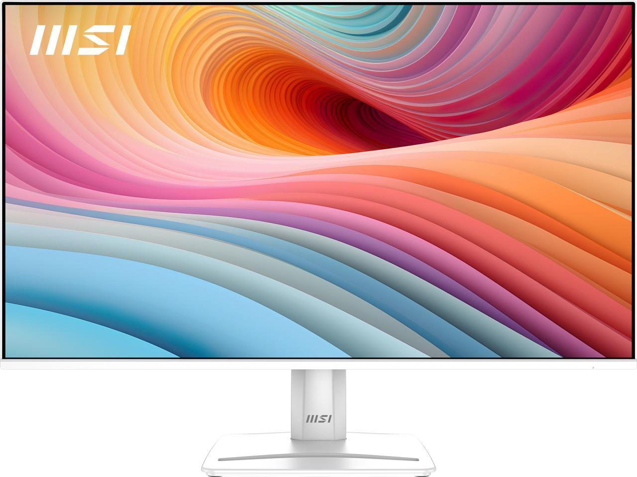 MSI 27" 120 Hz IPS FHD Monitor 1ms Adaptive-Sync 1920 x 1080 Flat Panel PRO MP275W E2