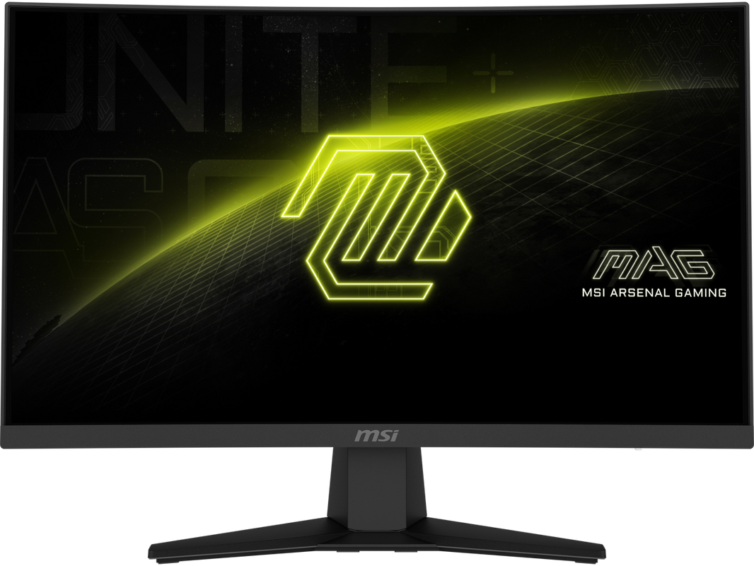 MSI MAG 244C 23.6''Curved Gaming Monitor FHD 1080p 180Hz 1ms Adaptive-Sync HDR Ready VA Panel 1500R Anti-Glare Display 178 Viewing Angle Frameless Design for FPS RPG and Racing Games