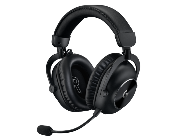 Logitech G PRO X2 LIGHTSPEED Wireless Gaming Headset, Detachable Boom Mic, 50mm Graphene Drivers, DTS:X Headphone 2.07.1 Surround, Bluetooth/USB/3.5mm Aux, for PC, PS5, PS4, Nintendo Switch - Black
