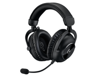 Logitech G PRO X2 LIGHTSPEED Wireless Gaming Headset, Detachable Boom Mic, 50mm Graphene Drivers, DTS:X Headphone 2.07.1 Surround, Bluetooth/USB/3.5mm Aux, for PC, PS5, PS4, Nintendo Switch - Black