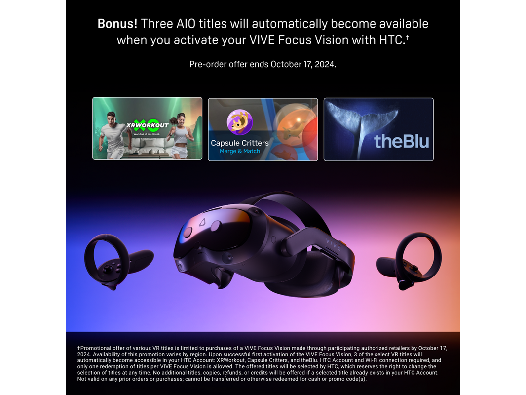 VIVE Focus Vision Consumer Edition