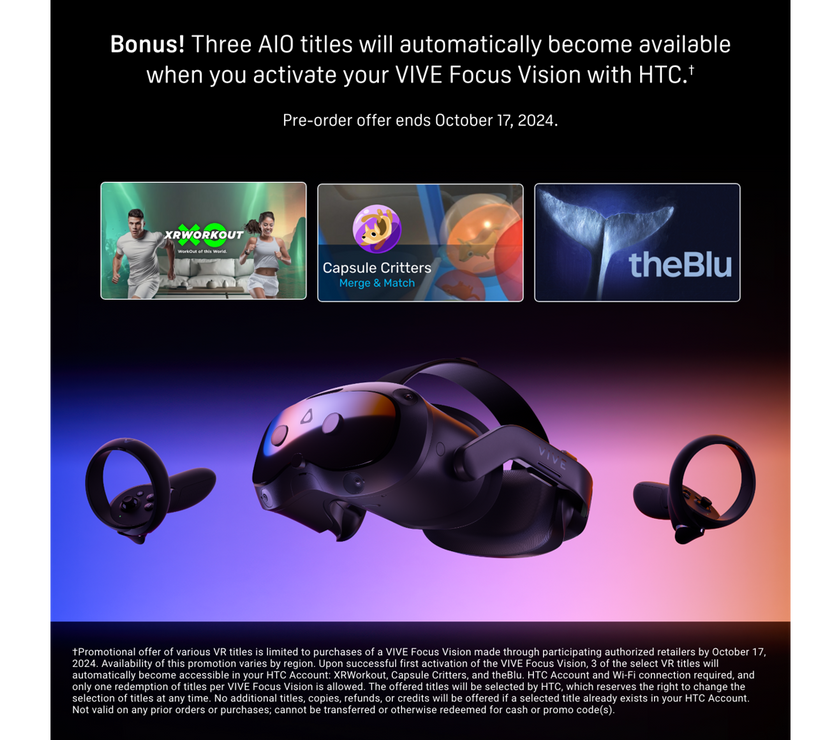 VIVE Focus Vision Consumer Edition