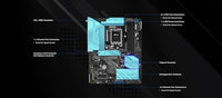 ASRock Z890 Pro RS WiFi 6E Intel Core Ultra LGA1851 RL-ILM ATX Motherboard DDR5 8666 MHz 256 GB Thunderbolt M.2