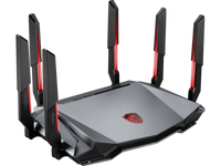 MSI RadiX AXE6600 WiFi 6E Tri-Band Gaming Router  support 2.5GHz/5GHz/6GHz, AI QoS support