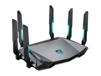 MSI RadiX AXE6600 WiFi 6E Tri-Band Gaming Router  support 2.5GHz/5GHz/6GHz, AI QoS support