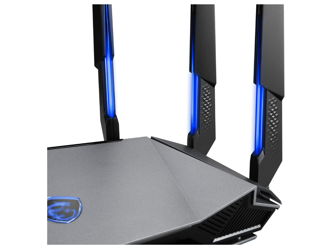 MSI RadiX AXE6600 WiFi 6E Tri-Band Gaming Router  support 2.5GHz/5GHz/6GHz, AI QoS support