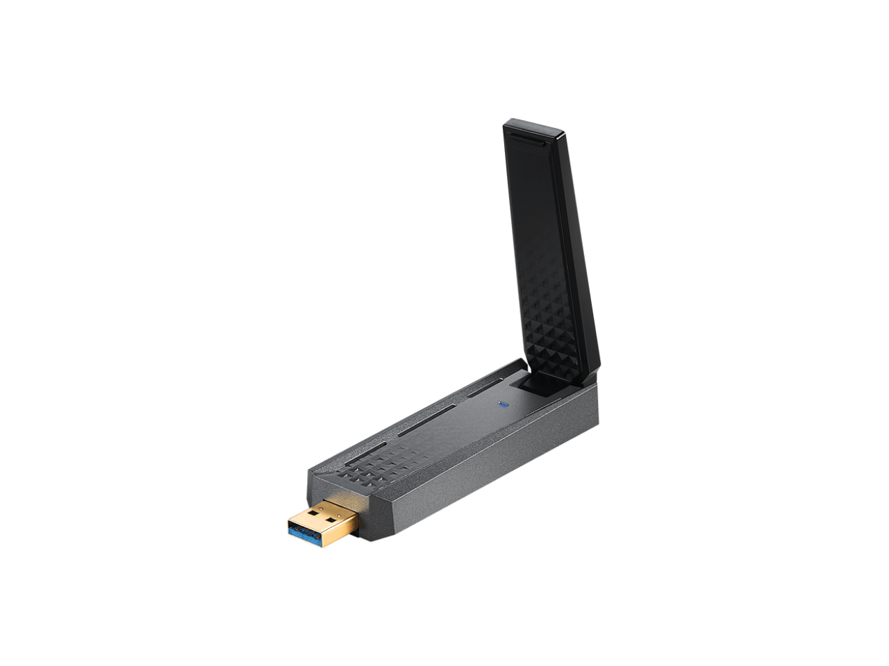 MSI AX1800 WiFi 6 Dual-Band USB Adapter - WLAN up to 1800 Mbps (5GHz, 2.4GHz Wireless), USB 3.2 Gen 1 Type-A, MU-MIMO, Adjustable Antenna, Beamforming, WPA3 - Wired Bracket Included