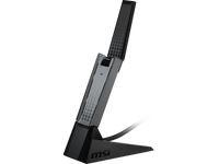MSI AX1800 WiFi 6 Dual-Band USB Adapter - WLAN up to 1800 Mbps (5GHz, 2.4GHz Wireless), USB 3.2 Gen 1 Type-A, MU-MIMO, Adjustable Antenna, Beamforming, WPA3 - Wired Bracket Included