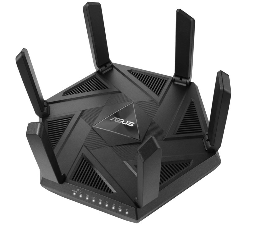 ASUS RT-AXE7800 Tri-band WiFi 6E (802.11ax) Router, 6GHz Band, ASUS Safe Browsing, Upgraded Network Security, Instant Guard, Built-in VPN Features, Free Parental Controls, 2.5G Port, AiMesh Support