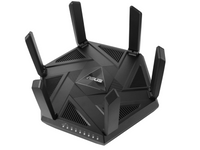 ASUS RT-AXE7800 Tri-band WiFi 6E (802.11ax) Router, 6GHz Band, ASUS Safe Browsing, Upgraded Network Security, Instant Guard, Built-in VPN Features, Free Parental Controls, 2.5G Port, AiMesh Support