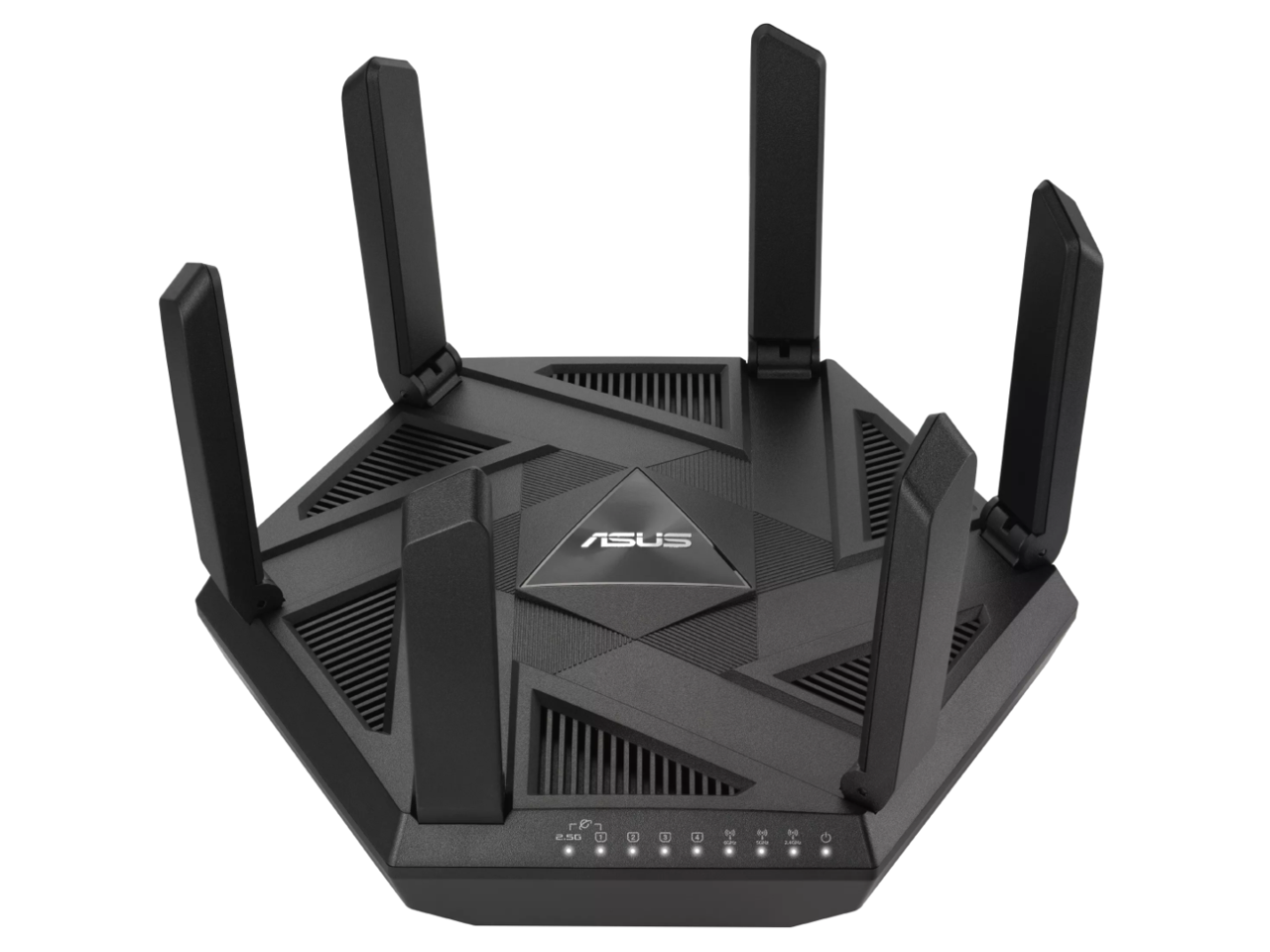 ASUS RT-AXE7800 Tri-band WiFi 6E (802.11ax) Router, 6GHz Band, ASUS Safe Browsing, Upgraded Network Security, Instant Guard, Built-in VPN Features, Free Parental Controls, 2.5G Port, AiMesh Support