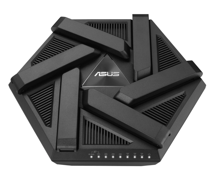 ASUS RT-AXE7800 Tri-band WiFi 6E (802.11ax) Router, 6GHz Band, ASUS Safe Browsing, Upgraded Network Security, Instant Guard, Built-in VPN Features, Free Parental Controls, 2.5G Port, AiMesh Support