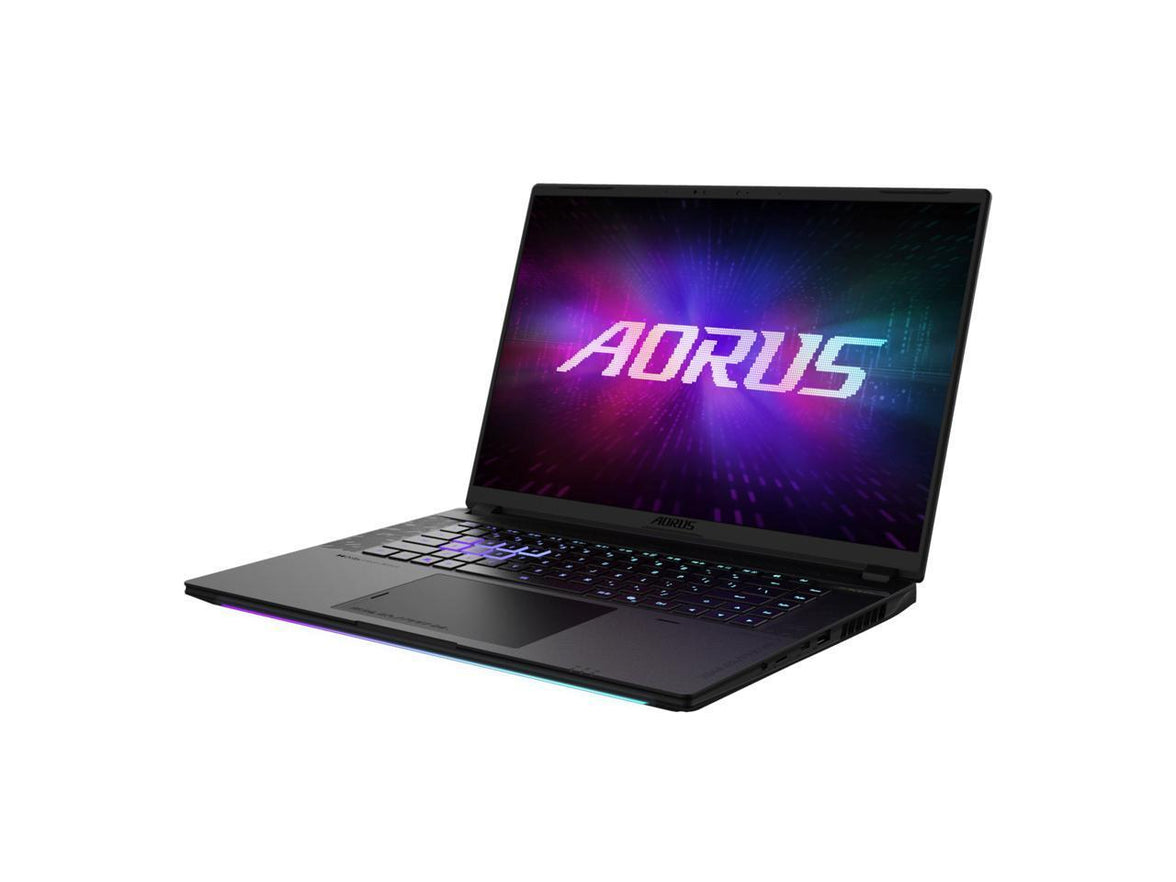 GIGABYTE - AORUS MASTER 16 Gaming Laptop - 240Hz 2560x1600 OLED - NVIDIA GeForce RTX 5080 - AMD Ryzen 9 9955HX3D - 1TB SSD - 32GB DDR5 RAM - Windows 11 Home AD - 5 Black
