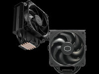 Cooler Master Hyper 212 Black CPU Air Cooler - 120mm High Performance PWM Fan, 4 Copper Heat Pipes, Aluminum Top Cover, Low Noise & Easy Installation, AMD AM5/AM4 & Intel LGA 1851/1700/1200, Black