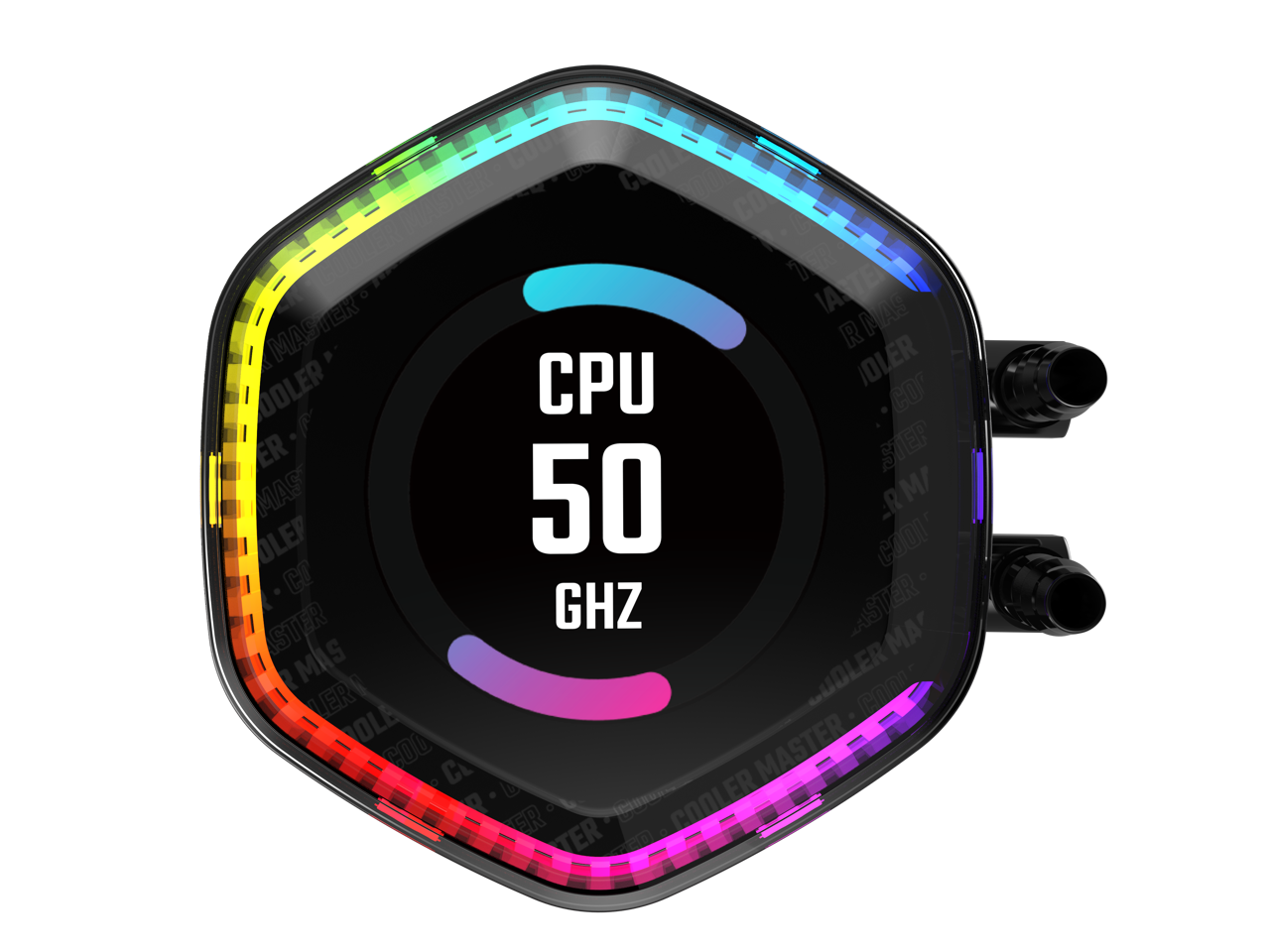 Cooler Master MasterLiquid 360 ION LCD Display Close-Loop AIO Liquid Cooler, 2.1-inch LCD Display, Gen X Dual Chamber Pump, Mobius 120P PWM Fans, ARGB Gen 2, 360mm, AMD Ryzen AM5/AM4, Intel LGA1700/1200