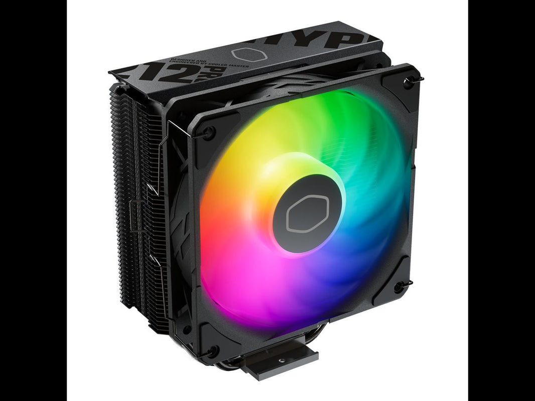 Cooler Master Hyper 212 PRO ARGB CPU Air Cooler - 120mm High Performance PWM Fan, 4 Copper Heat Pipes, Sleek Design Top Cover, Low Noise & Easy Installation, AMD AM5/AM4 & Intel LGA 1851/1700
