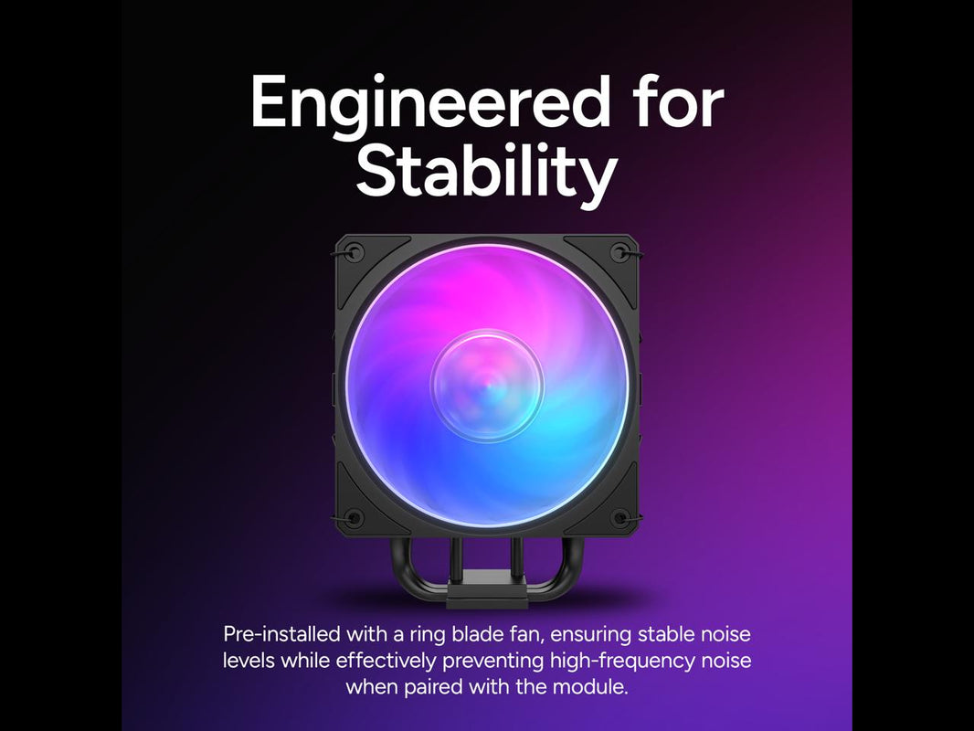 Cooler Master Hyper 212 3DHP CPU Air Cooler - Patented 3D Heat Pipe Technology, 120mm PWM High Airflow Fan, Quiet Cooling & Easy Installation, AMD AM5/AM4 & Intel LGA 1851/1700, ARGB