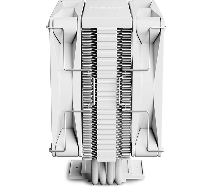 NZXT T120 CPU Air Cooler - RC-TN120-W1 - CPU Liquid Cooler - Conductive Copper Pipes - Fluid Dynamic Bearings - AMD and Intel Compatibility - White