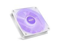 NZXT F120 RGB Core Fan - RF-C12TF-W1 - 120mm Hub-Mounted RGB Fan - Sublime RGB Lighting - PWM Control - Triple, 120mm Case Fan - White