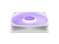 NZXT F120 RGB Core Fan - RF-C12TF-W1 - 120mm Hub-Mounted RGB Fan - Sublime RGB Lighting - PWM Control - Triple, 120mm Case Fan - White