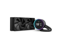 KRAKEN ELITE 240 BLACK AIO LIQUID COOLER WITH IPS LCD & STATIC PRESSURE FANS Intel Socket LGA 1851, 1700 & 1200/115X AMD Socket AM5, AM4