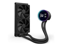 KRAKEN ELITE 240 BLACK AIO LIQUID COOLER WITH IPS LCD & STATIC PRESSURE FANS Intel Socket LGA 1851, 1700 & 1200/115X AMD Socket AM5, AM4