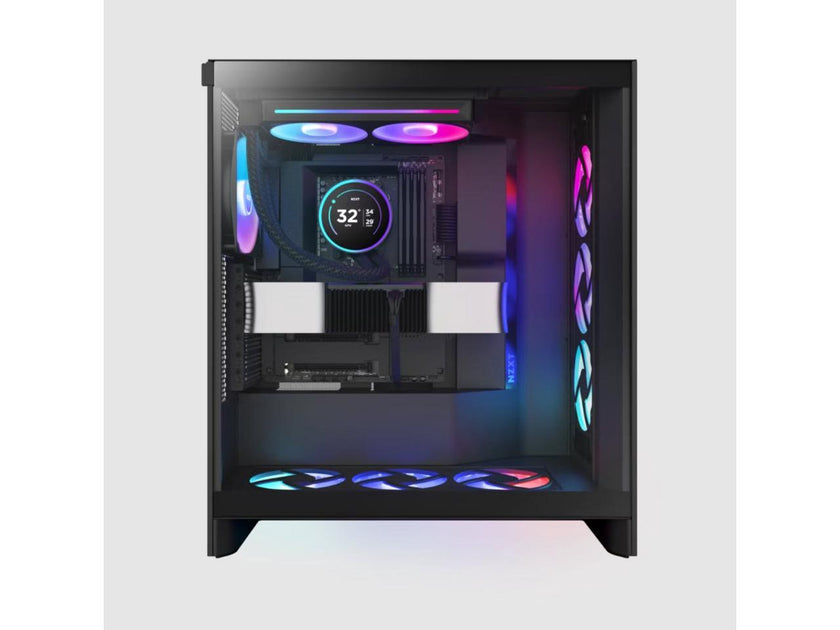 KRAKEN ELITE RGB 240 BLACK WITH AIO LIQUID COOLER WITH IPS LCD & STATIC PRESSURE FANS Intel Socket LGA 1851, 1700 & 1200/115X AMD Socket AM5, AM4