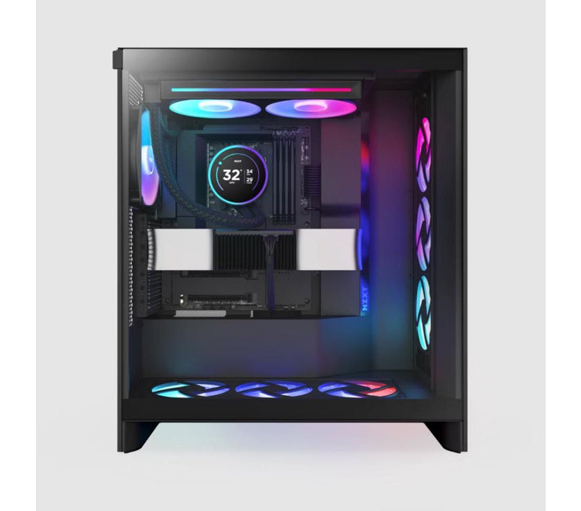 KRAKEN ELITE RGB 280 BLACK AIO LIQUID COOLER WITH IPS LCD & STATIC PRESSURE FANS Intel Socket LGA 1851, 1700 & 1200/115X AMD Socket AM5, AM4