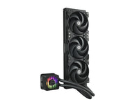 ENERMAX LIQMAXFLO SR 360 ARGB AIO CPU Liquid Cooler - 60mm VRM Fan up to 3000 RPM, PWM-Controlled Pump, 360mm Radiator, Triple Pressure-Optimized Silent Flow 120mm FDB Fans up to 1800 RPM, 370W TDP - AMD AM5 & Intel LGA1700 Ready