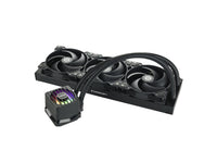 ENERMAX LIQMAXFLO SR 360 ARGB AIO CPU Liquid Cooler - 60mm VRM Fan up to 3000 RPM, PWM-Controlled Pump, 360mm Radiator, Triple Pressure-Optimized Silent Flow 120mm FDB Fans up to 1800 RPM, 370W TDP - AMD AM5 & Intel LGA1700 Ready