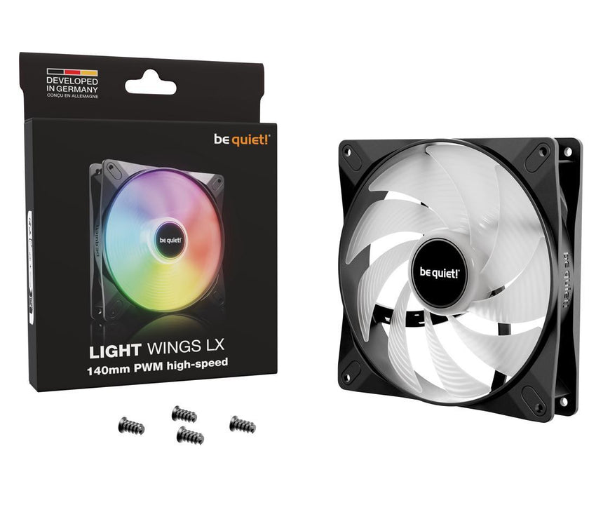 be quiet! LIGHT WINGS LX 140mm PWM high-speed BL129 140mm Case Fan