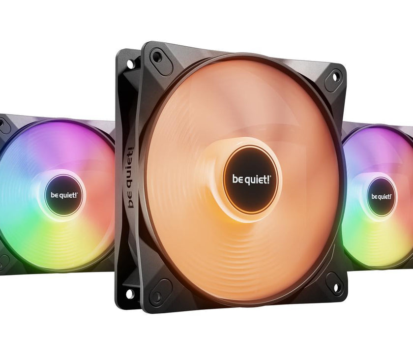 be quiet! LIGHT WINGS LX 120mm PWM high-speed BL124 120 mm ARGB LED Case Fan - Triple Pack