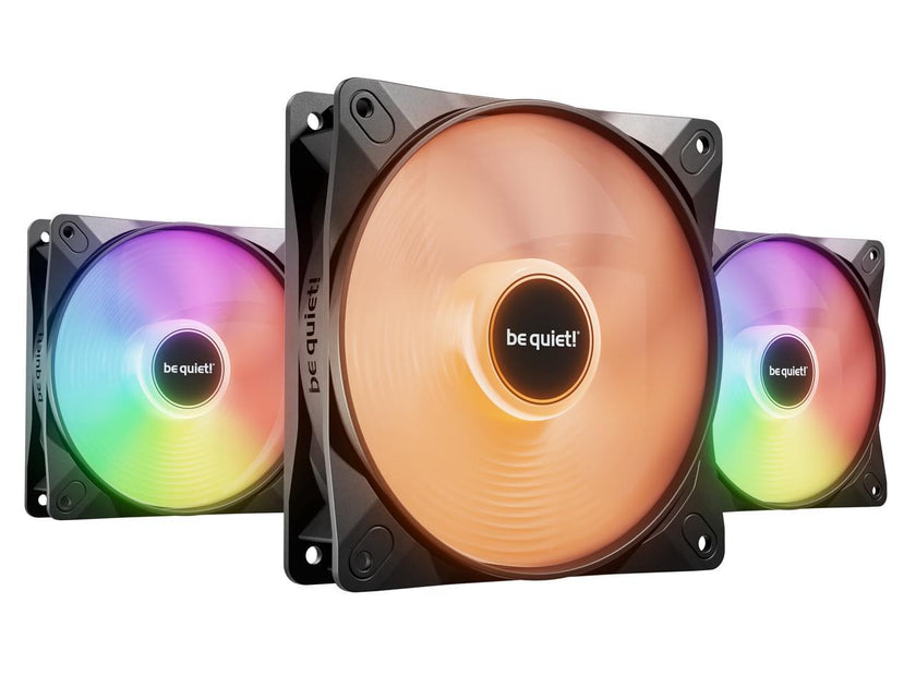 be quiet! LIGHT WINGS LX 120mm PWM high-speed BL124 120 mm ARGB LED Case Fan - Triple Pack