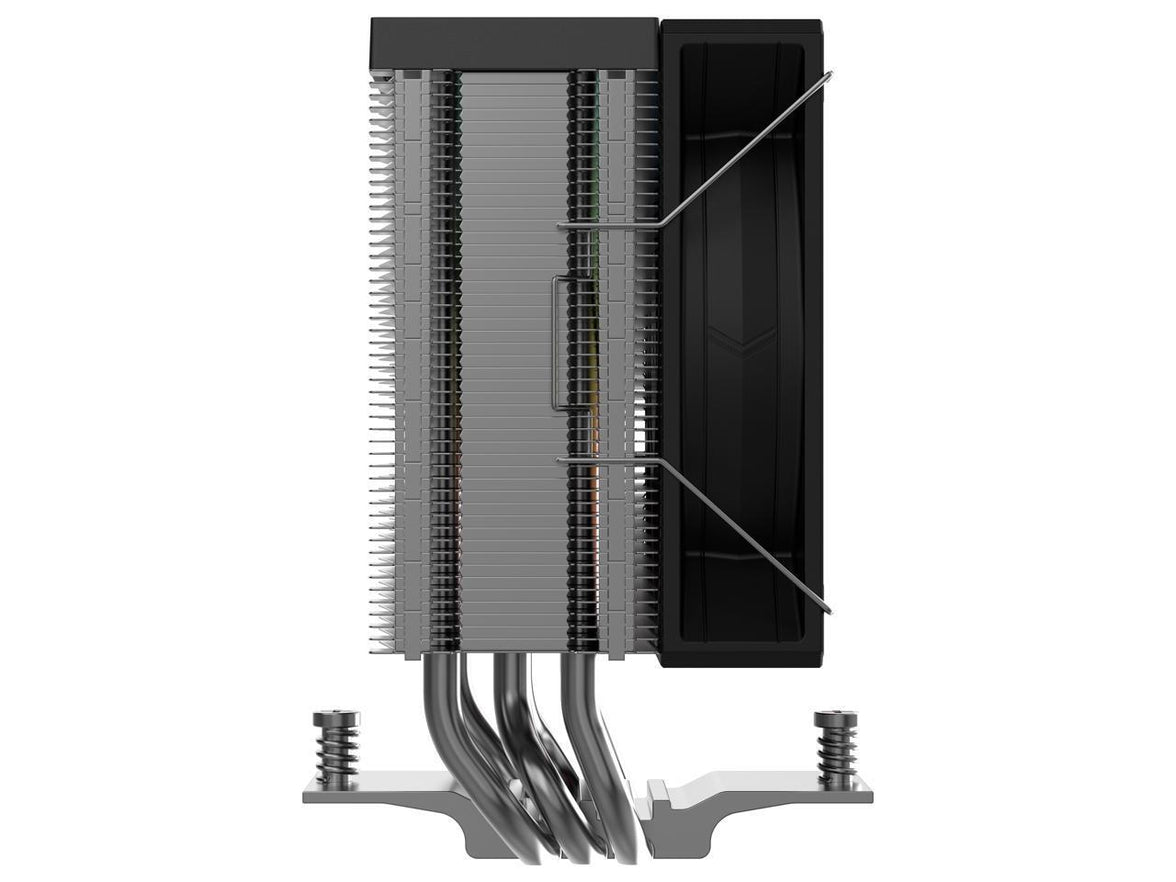 SAMA X30L Single-Tower CPU Air Cooler, 3 Copper Heat Pipes, 100mm ARGB Light Sync with Motherboard PWM Fans, for AMD AM4/AM5, Intel LGA 1700/1150/1151/1200/1851 Thermal Grease