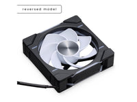 Phanteks D30-120 DRGB PWM Fan, Reverse Airflow Model, Premium D-RGB Performance Fan, ARGB/DRGB lighting, Daisy-chain Fan Linking system, Black