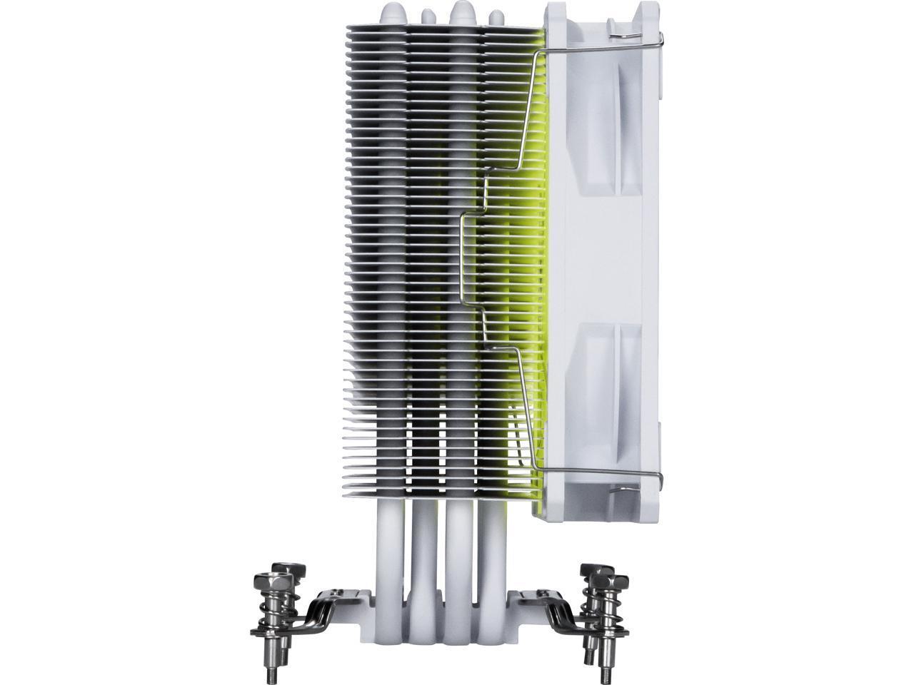 MSI MAG COREFROZR AA13 White - ARGB CPU Air Cooler - LGA 1700/1851 / AM5/AM4 Compatible - 120mm ARGB PWM Fan - Direct Touch Heat-Pipes - Pre-Applied Thermal Paste - White