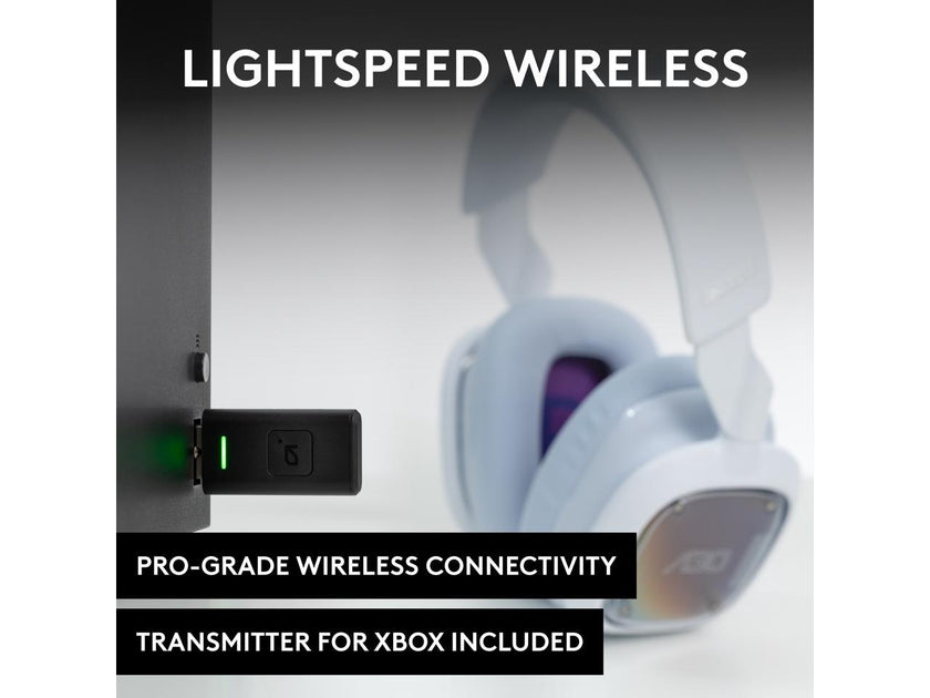 ASTRO Gaming A30 Lightspeed Wireless Headset for Xbox Series X|S, PC, & Nintendo Switch - White