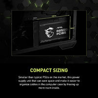 MSI MAG A850GL PCIE5, Fully Modular Compact Gaming 850W Power Supply, 80+ Gold, ATX 3.1 & PCIe 5.1 Ready, Native Dual-Color 12V-2x6 Cable, 10 Year Warranty