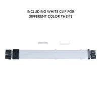 Lian Li Strimer Wireless 8-Pin GPU RGB Power Extension Cable, 2.4GHz Wireless Lighting Control, 382mm (15.03 in) 8 Light Guides, Controller Required (Not Included) (PW8-1W)