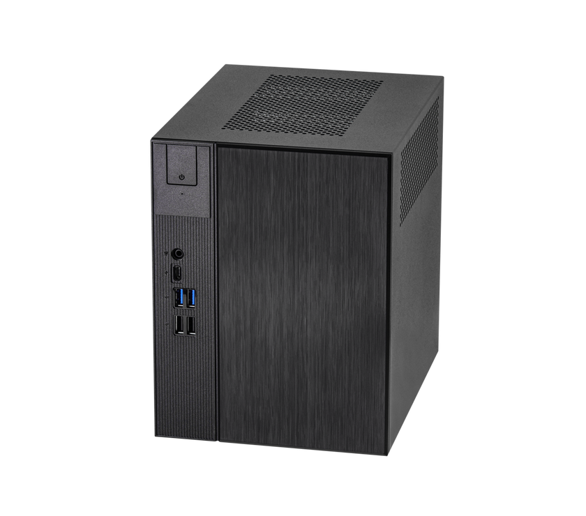 ASRock DESKMEET B660 Intel 12th Gen Mini PC Barebone System Supports a discrete ITX Video Card slot, CPU, video card , Memory, Storage are not included 8 Liter compact size