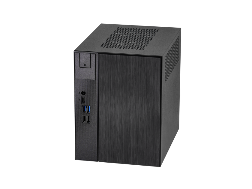 ASRock DESKMEET B660 Intel 12th Gen Mini PC Barebone System Supports a discrete ITX Video Card slot, CPU, video card , Memory, Storage are not included 8 Liter compact size