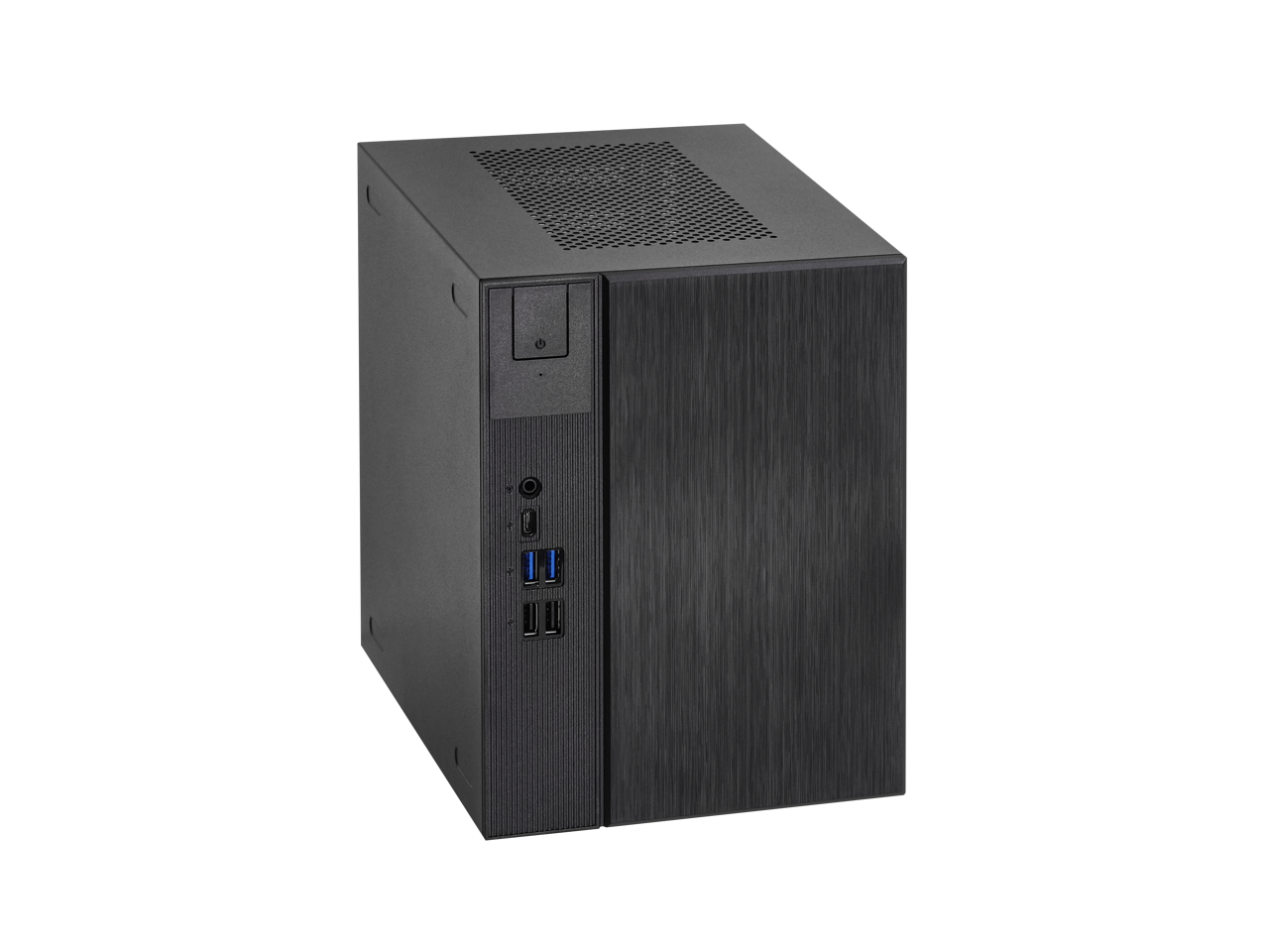 ASRock DESKMEET B660 Intel 12th Gen Mini PC Barebone System Supports a discrete ITX Video Card slot, CPU, video card , Memory, Storage are not included 8 Liter compact size