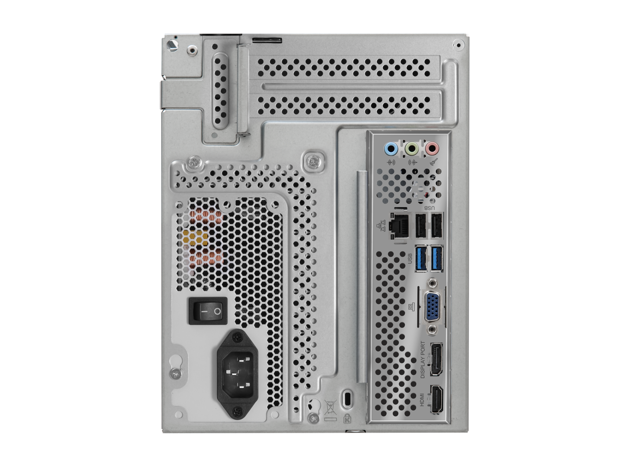ASRock DESKMEET B660 Intel 12th Gen Mini PC Barebone System Supports a discrete ITX Video Card slot, CPU, video card , Memory, Storage are not included 8 Liter compact size