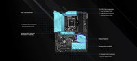 ASRock Z890 Pro RS WiFi 6E Intel Core Ultra LGA1851 RL-ILM ATX Motherboard DDR5 8666 MHz 256 GB Thunderbolt M.2