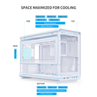 Lian Li A3-mATX PC Case - Wood Edition - Micro ATX Case - Supports 360mm AIO Cooler & 415mm GPU - Wood Front Panel - No Fans Included - White (A3W-WD)